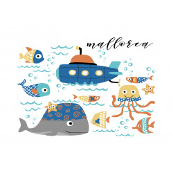 Posavasos Ballena Submarino