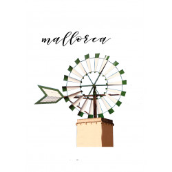 Posavasos Molino verde