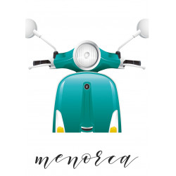 Llavero redondo Vespa
