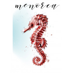 Imán caballito rojo